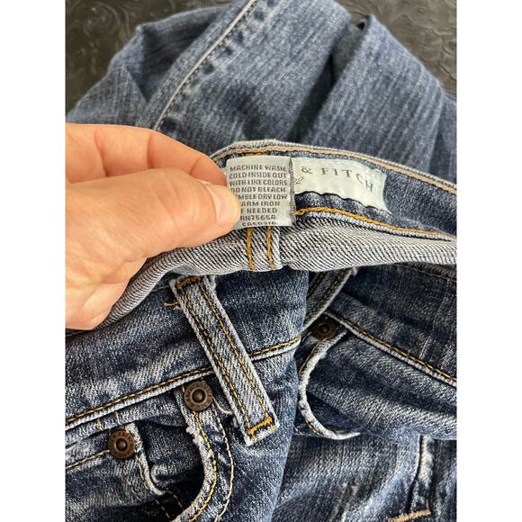 Vintage Abercrombie & Fitch Jeans Women's 4R Low Rise Bootcut - Picture 5 of 9